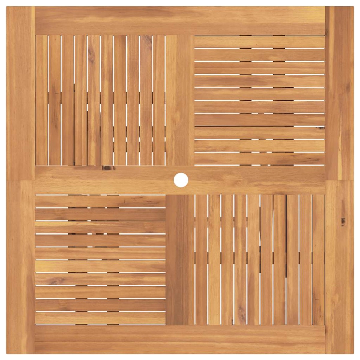vidaXL Τραπέζι Κήπου Πτυσσόμενο 120 x 120 x 75 εκ. Μασίφ Ξύλο Teak
