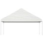 vidaXL Κιόσκι με Τέντα Λευκό 5,88 x 2,23 x 3,75 μ. από Πολυαιθυλένιο