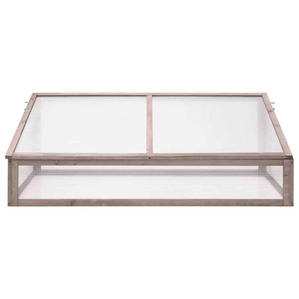 vidaXL Θερμοκήπιο Γκρι 110 x 56 x 39 εκ. από Ξύλο Ελάτης