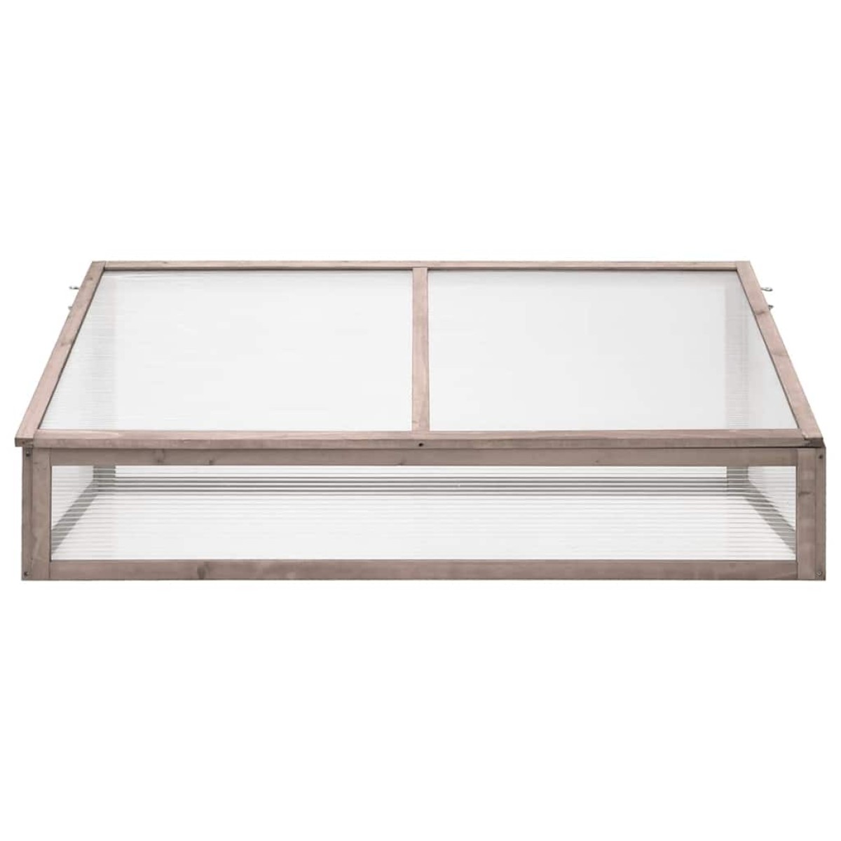 vidaXL Θερμοκήπιο Γκρι 110 x 58,5 x 39 εκ. από Ξύλο Ελάτης