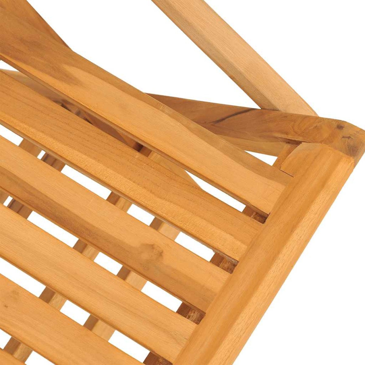 vidaXL Καρέκλες Κήπου Πτυσσόμενες 2 τεμ. 61x67x90 εκ. Μασίφ Ξύλο Teak