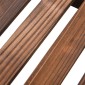 vidaXL Βάση Λουλουδιών με Ρόδες 110x25x101 εκ. από Μασίφ Ξύλο Ελάτης