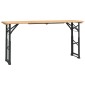 vidaXL Τραπέζι Μπύρας Πτυσσόμενο 170x50x75/105 εκ. Μασίφ Ξύλο Ελάτης