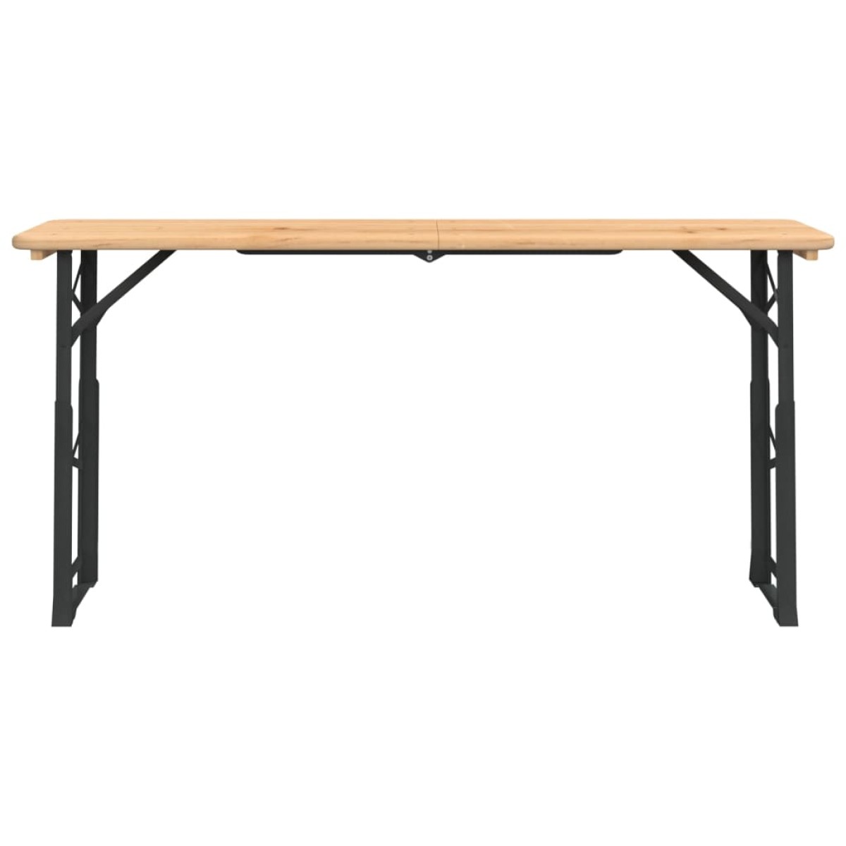 vidaXL Τραπέζι Μπύρας Πτυσσόμενο 170x50x75/105 εκ. Μασίφ Ξύλο Ελάτης