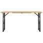 vidaXL Τραπέζι Μπύρας Πτυσσόμενο 170x50x75/105 εκ. Μασίφ Ξύλο Ελάτης