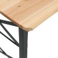 vidaXL Τραπέζι Μπύρας Πτυσσόμενο 170x50x75/105 εκ. Μασίφ Ξύλο Ελάτης