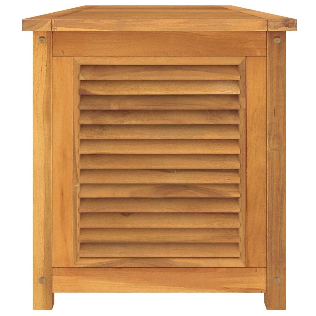 vidaXL Μπαούλο Αποθήκευσης Κήπου με Τσάντα 150x50x53εκ Μασίφ Ξύλο Teak