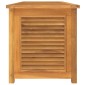 vidaXL Μπαούλο Αποθήκευσης Κήπου με Τσάντα 150x50x53εκ Μασίφ Ξύλο Teak