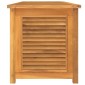 vidaXL Μπαούλο Αποθήκευσης Κήπου με Τσάντα 175x50x53εκ Μασίφ Ξύλο Teak