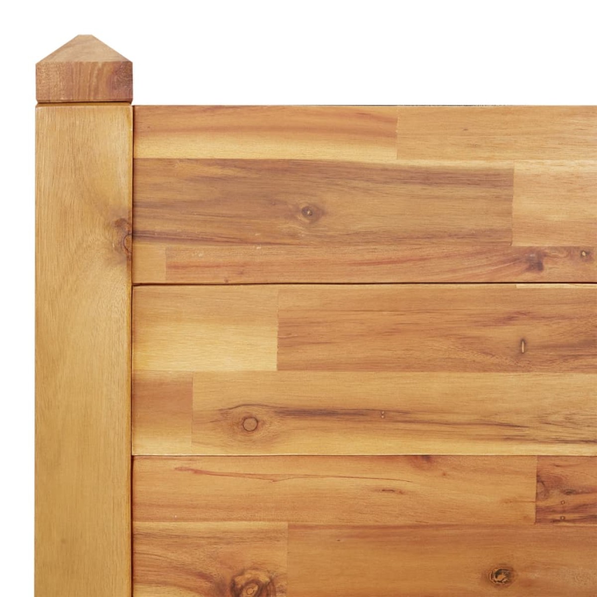 vidaXL Ζαρντινιέρα Υπερυψωμένη 160 x 60 x 84 εκ. Μασίφ Ξύλο Ακακίας