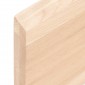 vidaXL Ράφι Τοίχου 60 x 10 x 4 εκ. από Ακατέργαστο Μασίφ Ξύλο Δρυός