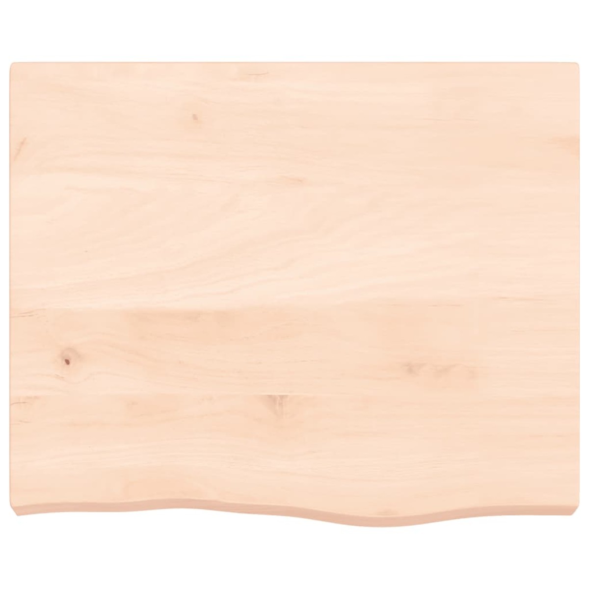 vidaXL Ράφι Τοίχου 60x50x(2-6) εκ. από Ακατέργαστο Μασίφ Ξύλο Δρυός