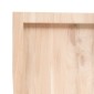 vidaXL Ράφι Τοίχου 60x50x(2-6) εκ. από Ακατέργαστο Μασίφ Ξύλο Δρυός