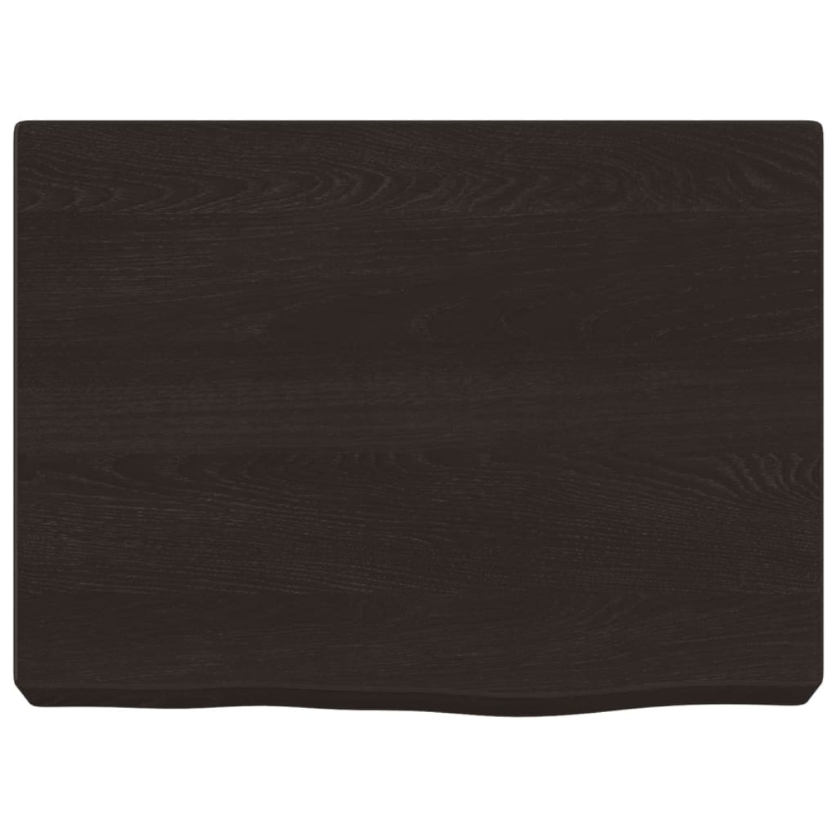 vidaXL Ράφι Τοίχου Σκούρο Καφέ 40x30x(2-6) εκ. Επεξ. Μασίφ Ξύλο Δρυός