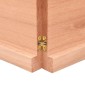 vidaXL Επιφάνεια Τραπεζιού Αν. Καφέ 180x50x4 εκ Επεξ. Μασίφ Ξύλο Δρυός