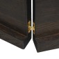 vidaXL Επιφάνεια Τραπεζιού Σκ Γκρι 120x40x4εκ Επ. Ξύλο Δρυός Live Edge