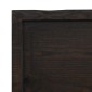vidaXL Επιφάνεια Τραπεζιού Σκ Γκρι 120x40x4εκ Επ. Ξύλο Δρυός Live Edge