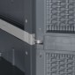 vidaXL Ντουλάπι Αποθήκευσης Κήπου Γκρι 65x45x172 εκ. από Ρατάν PP