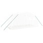 vidaXL Θερμοκήπιο με Ατσάλινο Πλαίσιο Λευκό 8 μ² 4 x 2 x 2 μ.