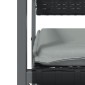 vidaXL Καρέκλες Κήπου 2 τεμ. Μαύρο 54x62,5x89 εκ Συνθ. Ρατάν&Μαξιλάρια