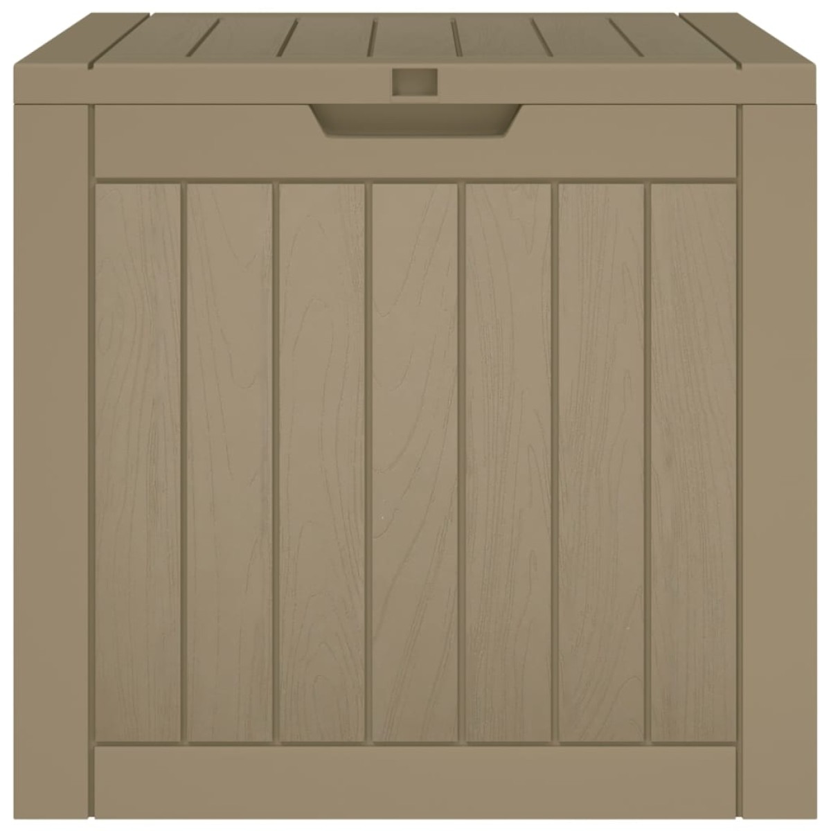 vidaXL Μπαούλο Αποθήκευσης Κήπου Αν. Καφέ 55,5x43x53 εκ Πολυπροπυλένιο