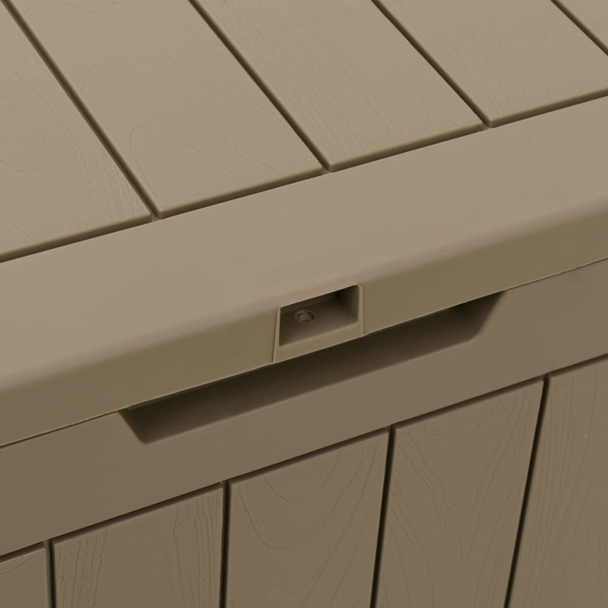 vidaXL Μπαούλο Αποθήκευσης Κήπου Αν. Καφέ 55,5x43x53 εκ Πολυπροπυλένιο