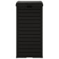 vidaXL Κάδος Απορριμμάτων Εξ. Χώρου Μαύρος 41x41x86 εκ. Πολυπροπυλένιο