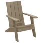 vidaXL Καρέκλα Κήπου Adirondack Αν. Καφέ 75x88,5x89,5 εκ. Πολυπρ/λένιο