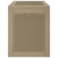 vidaXL Μπαούλο Αποθήκευσης Κήπου Αν. Καφέ 55,5x43x53 εκ Πολυπροπυλένιο