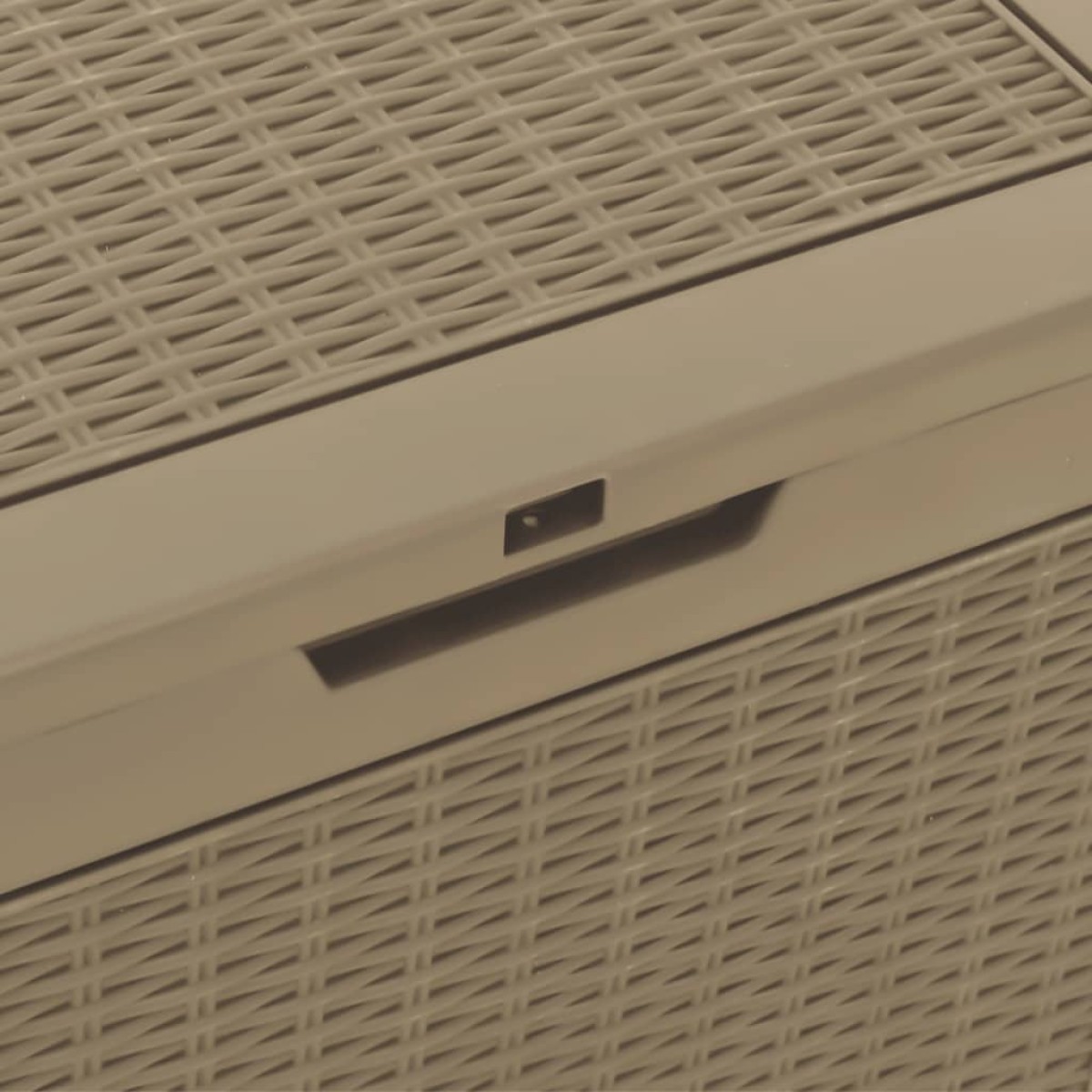 vidaXL Μπαούλο Αποθήκευσης Κήπου Αν. Καφέ 55,5x43x53 εκ Πολυπροπυλένιο