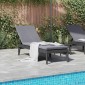vidaXL Ξαπλώστρα Ανθρακί 186 x 60 x 29 από Πολυπροπυλένιο