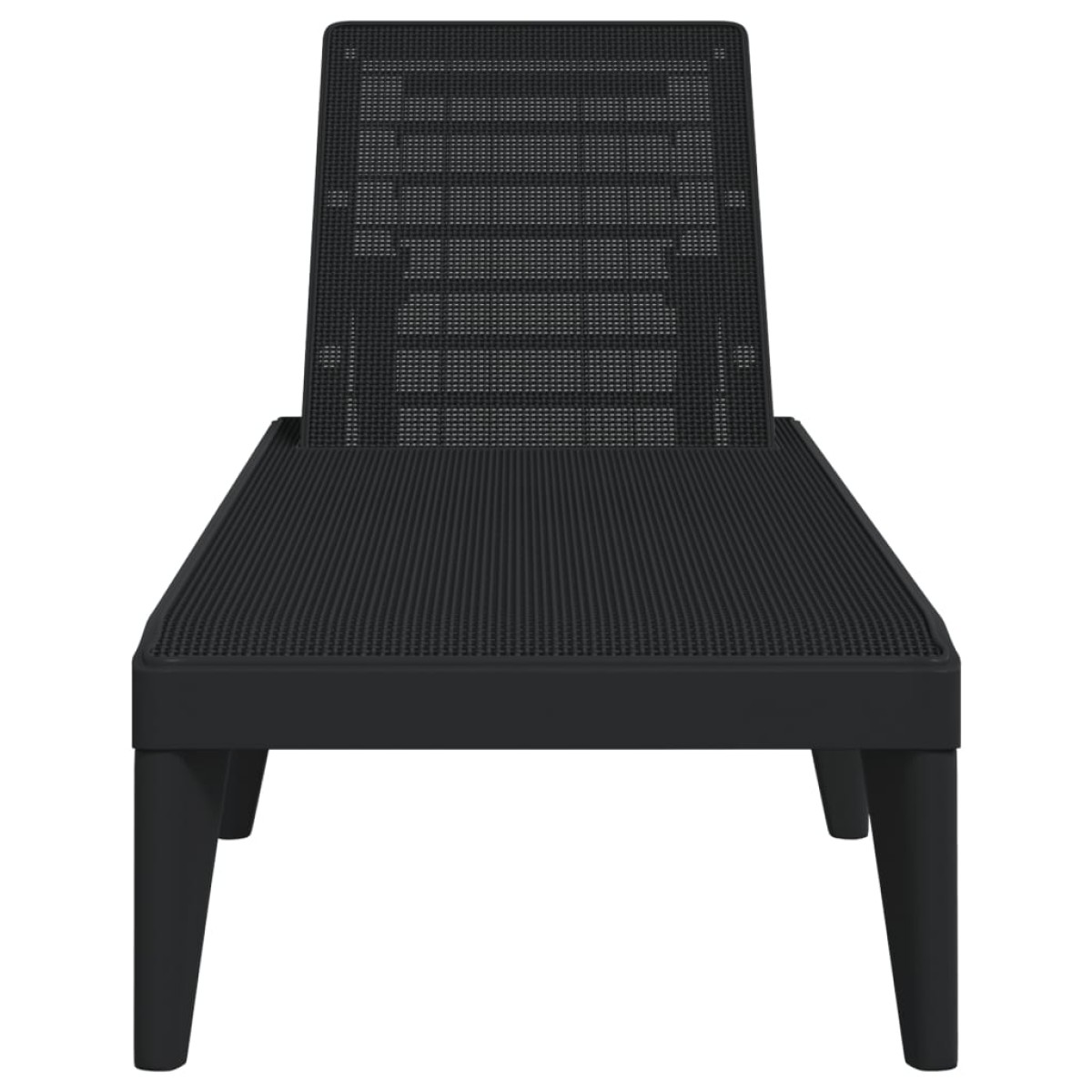 vidaXL Ξαπλώστρα Ανθρακί 186 x 60 x 29 από Πολυπροπυλένιο