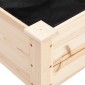 vidaXL Γλάστρα με Επένδυση 71 x 37 x 76 εκ. από Μασίφ Ξύλο Ελάτης