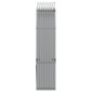 vidaXL Ξυλοθήκη Αν. Γκρι 120 x 45 x 210 εκ. από Γαλβανισμένο Ατσάλι