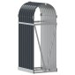 vidaXL Ξυλοθήκη Ανθρακί 40 x 45 x 100 εκ. από Γαλβανισμένο Ατσάλι