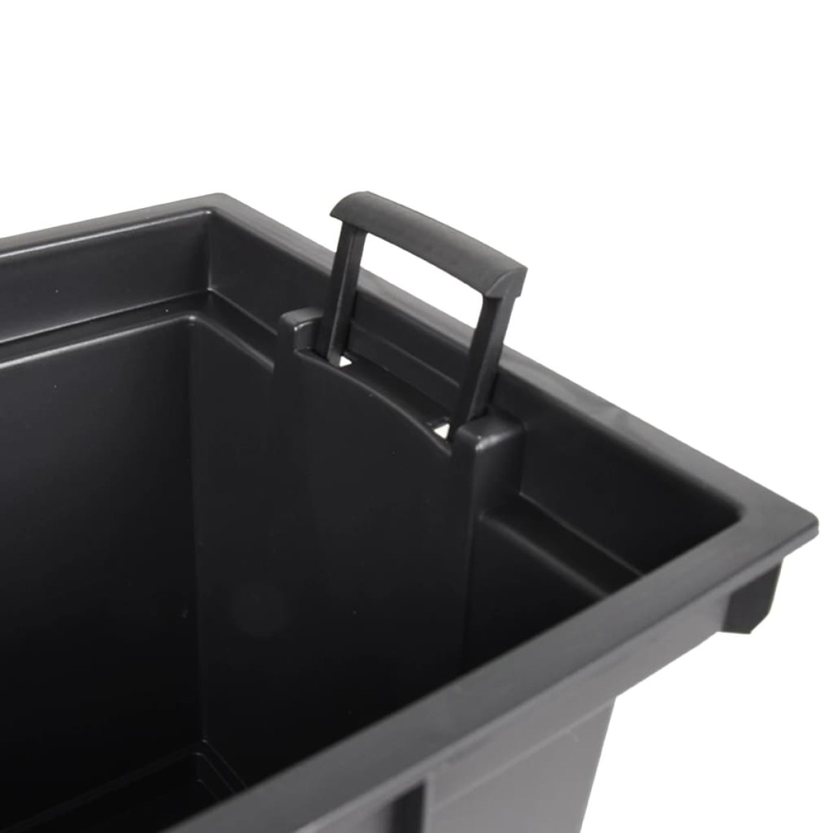 vidaXL Γλάστρα με Αφαιρούμενο Εσωτερικό Καφέ 12 / 44 Λίτρων PP / Ρατάν