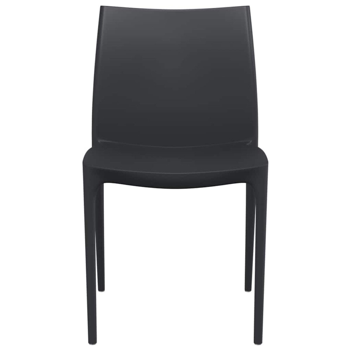 vidaXL Καρέκλες Κήπου 2 τεμ. Ανθρακί 50x46x80 εκ. από Πολυπροπυλένιο