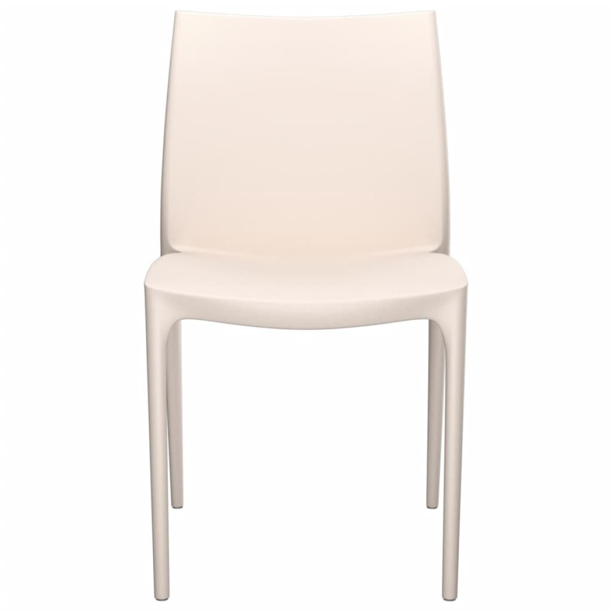 vidaXL Καρέκλες Κήπου 2 τεμ. Κρεμ 50 x 46 x 80 εκ. από Πολυπροπυλένιο