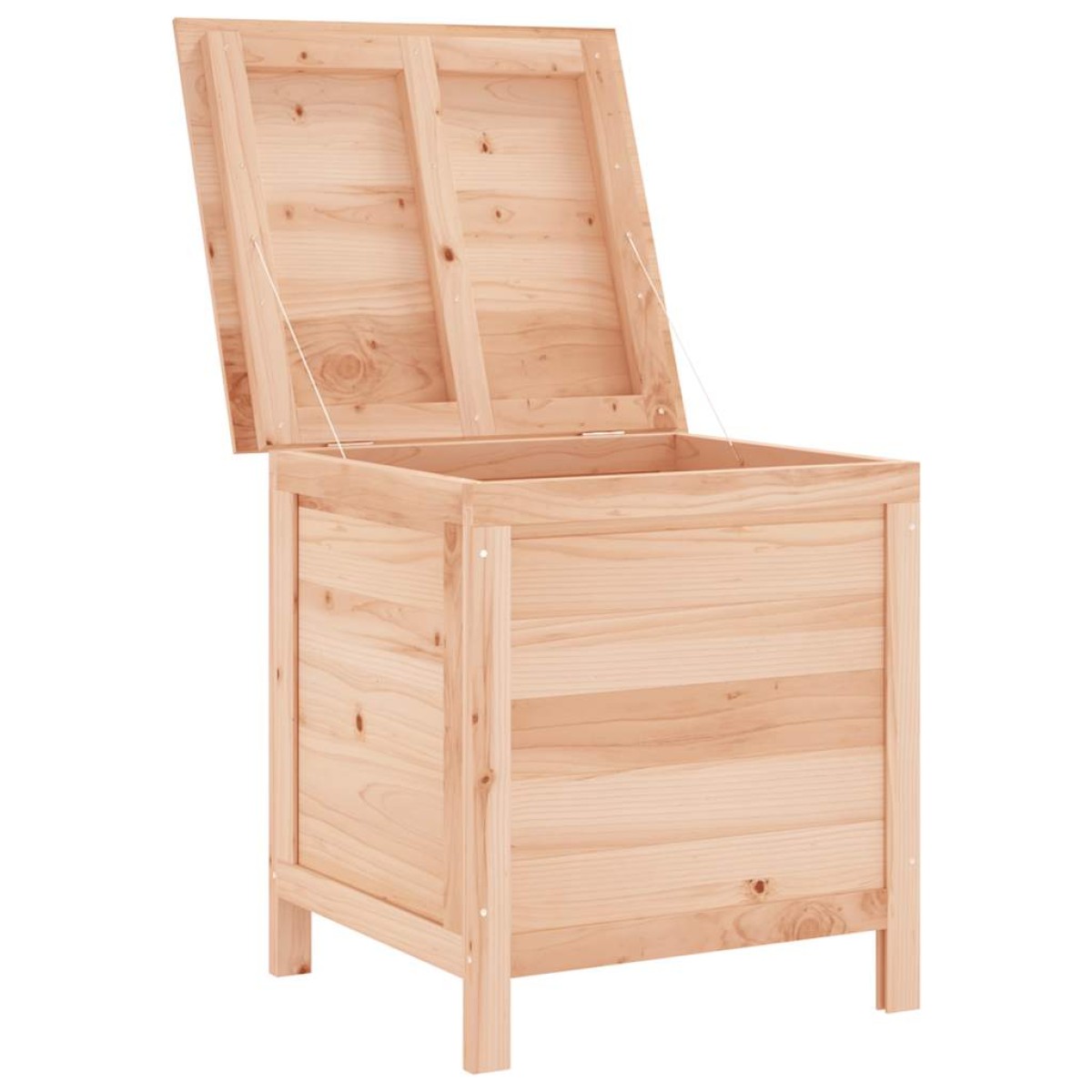 vidaXL Μπαούλο Αποθήκευσης Κήπου 50x49x56,5 εκ. από Μασίφ Ξύλο Ελάτης