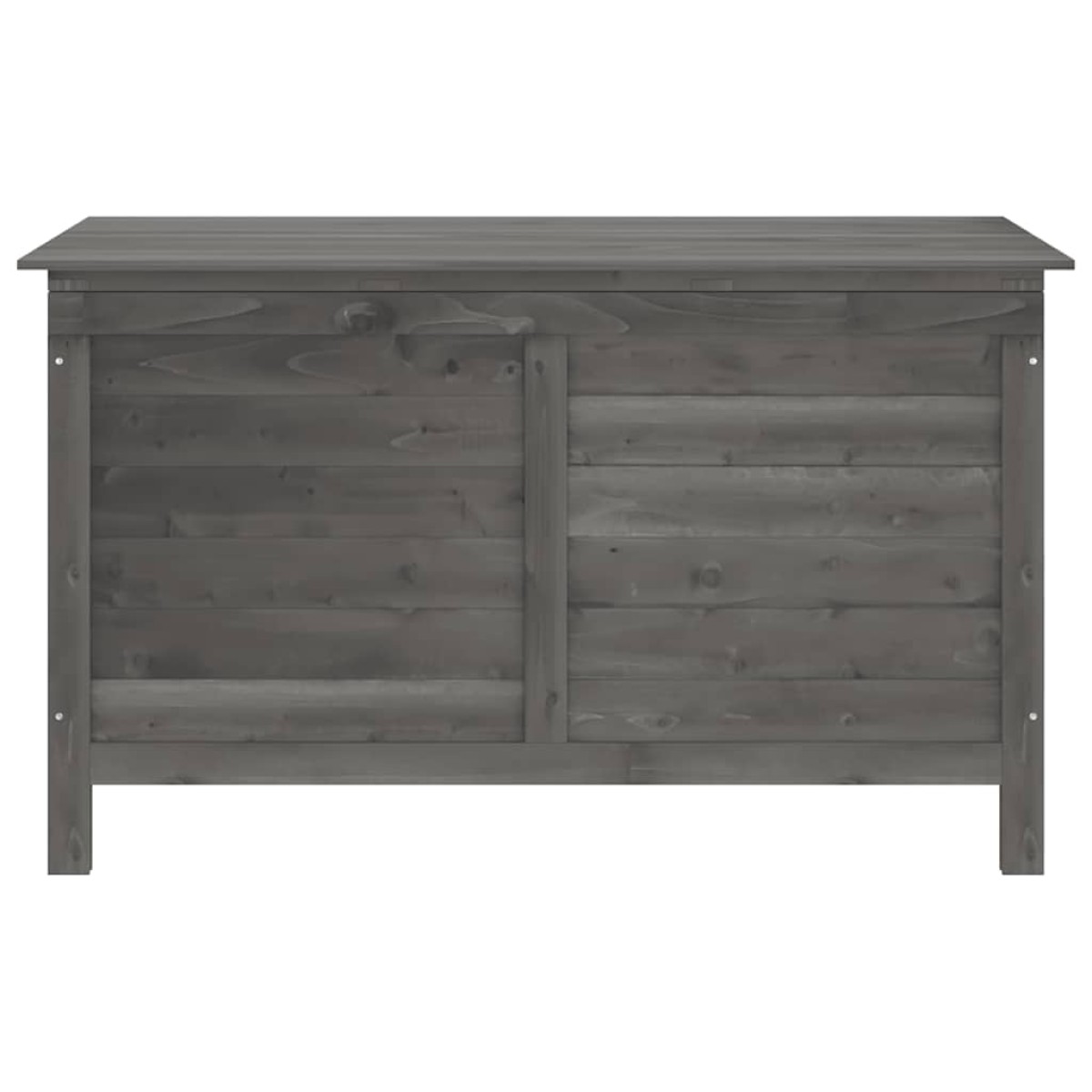 vidaXL Μπαούλο Αποθ. Κήπου Ανθρακί 99x49,5x58,5 εκ Μασίφ Ξύλο Ελάτης