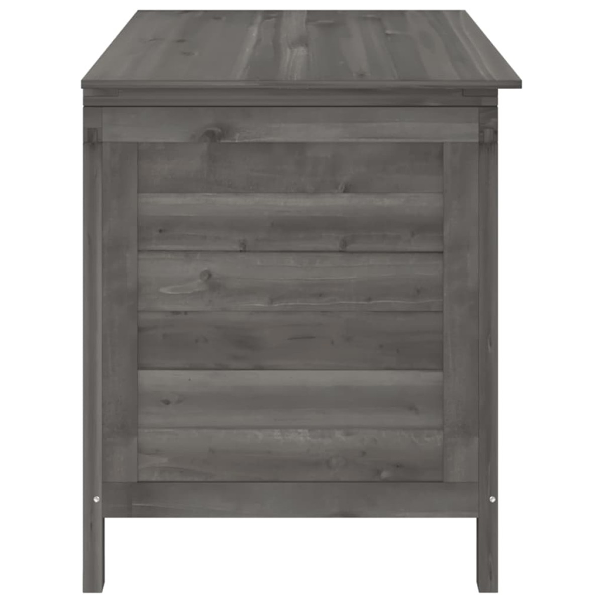 vidaXL Μπαούλο Αποθ. Κήπου Ανθρακί 99x49,5x58,5 εκ Μασίφ Ξύλο Ελάτης