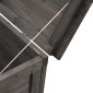 vidaXL Μπαούλο Αποθ. Κήπου Ανθρακί 99x49,5x58,5 εκ Μασίφ Ξύλο Ελάτης