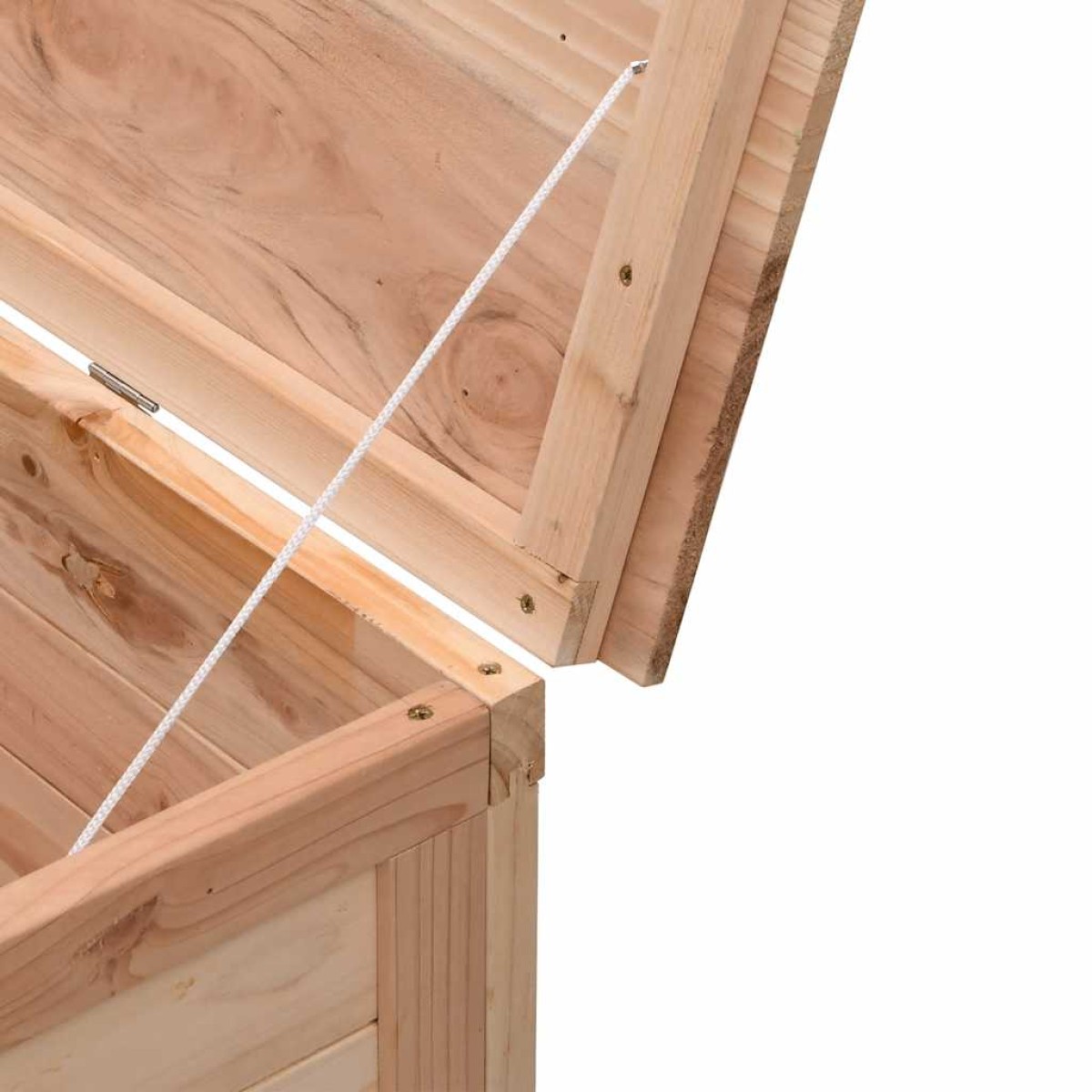 vidaXL Μπαούλο Αποθήκευσης Κήπου 150x50x56,5 εκ. από Μασίφ Ξύλο Ελάτης