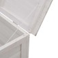 vidaXL Μπαούλο Αποθ. Κήπου Λευκό 150x50x56,5 εκ Μασίφ Ξύλο Ελάτης