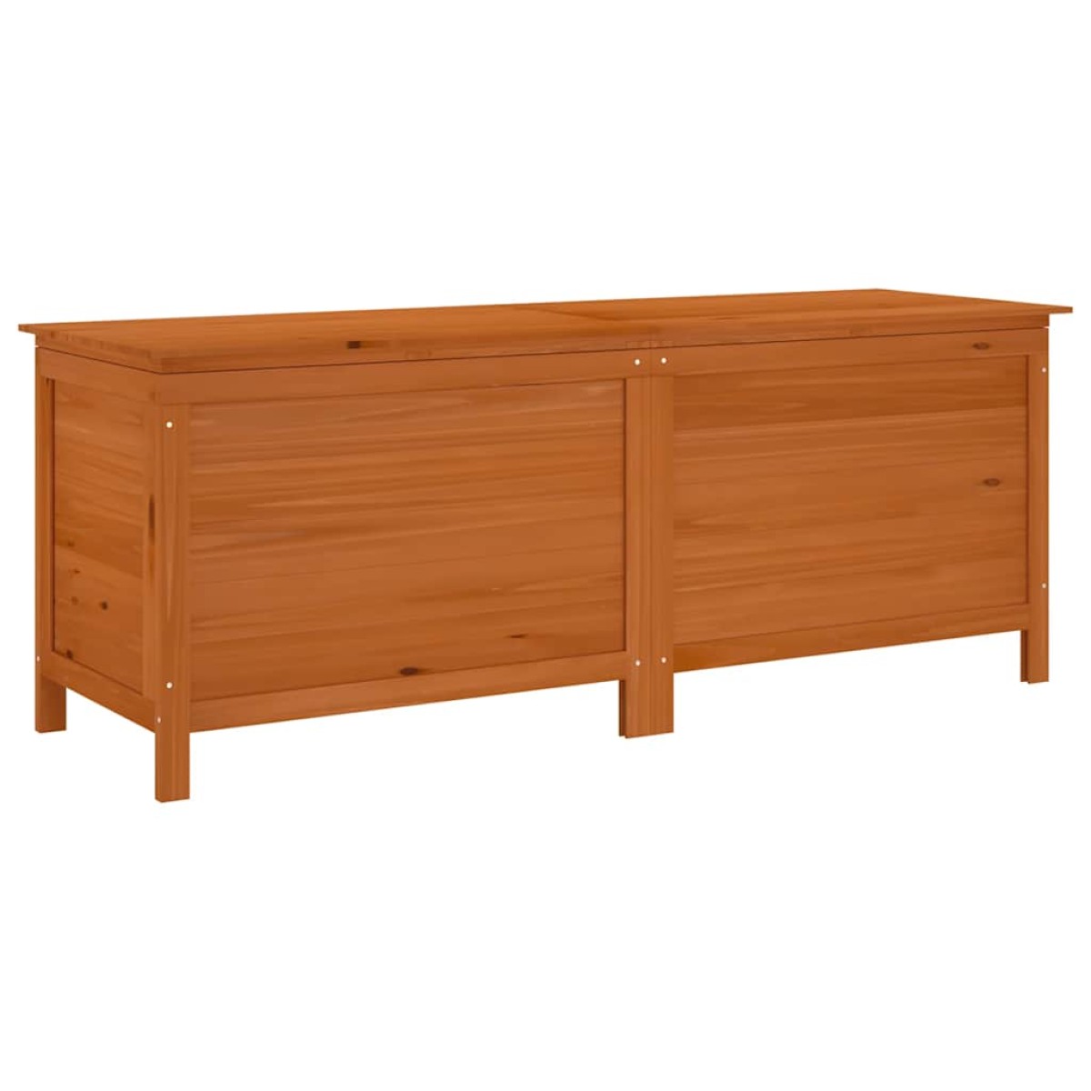vidaXL Μπαούλο Αποθ. Κήπου Καφέ 150x50x56,5 εκ. Μασίφ Ξύλο Ελάτης