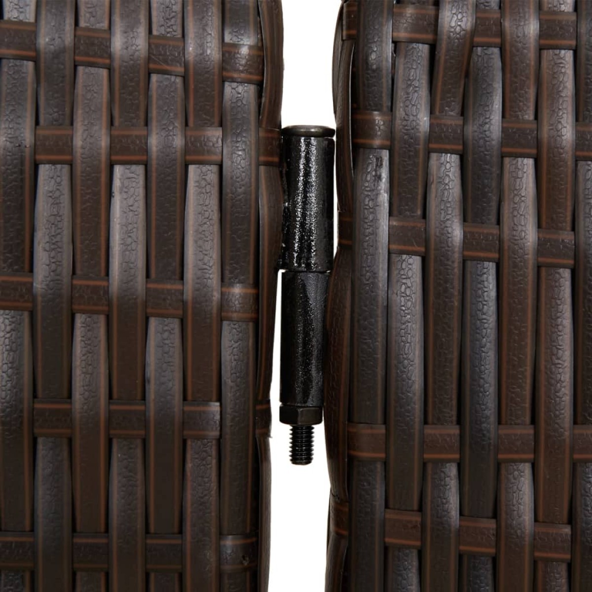 vidaXL Διαχωριστικό Δωματίου 6 Πάνελ Καφέ από Συνθετικό Ρατάν