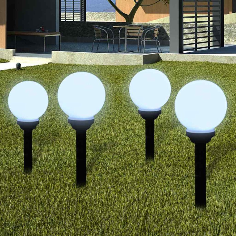 Ηλιακοί γλόμποι με LED για διαδρόμους κήπου