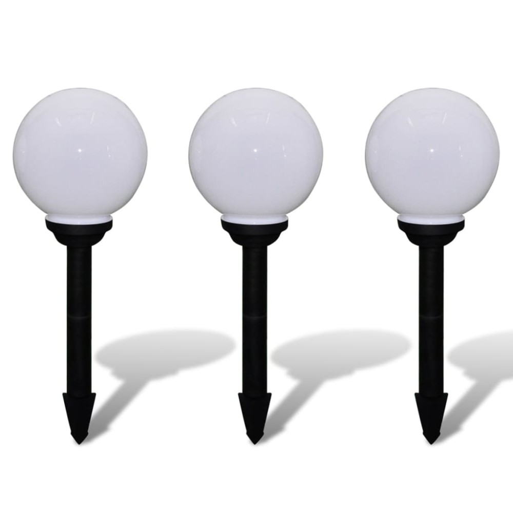 vidaXL Λάμπες Εξωτερικού Χώρου LED 3 Τεμ. 20 εκ. με Πάσσαλο Εδάφους