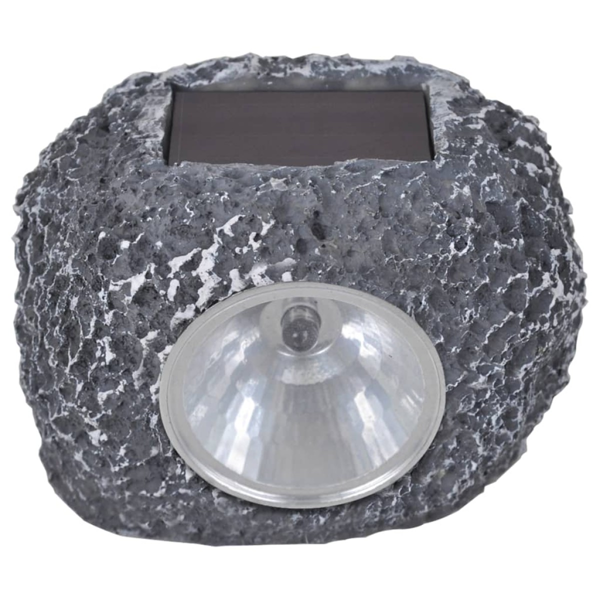 Outdoor Φωτιστικό Ηλιακό LED με Σποτάκια 12 Τεμ. Σχήμα Πέτρας