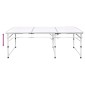 Τραπέζι Camping Πτυσσόμενο Ρυθμιζόμενου Ύψους 180 x 60 εκ. Αλουμινίου